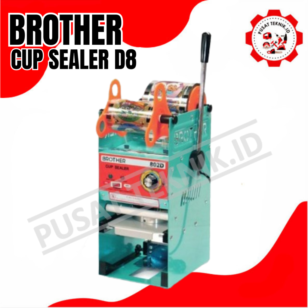 CUP SEALER BROTHER 802D MESIN PRESS GELAS BROTHER 802 B D8