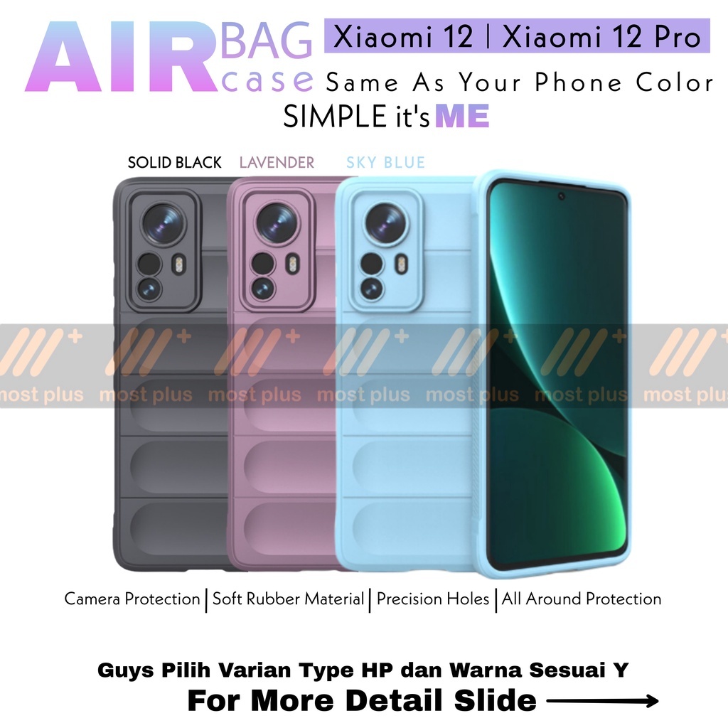CASING XIAOMI 12 5G  XIAOMI MI 12 PRO 5G AIR BAG CASE Xiaomi 12  Xiaomi 12 Pro