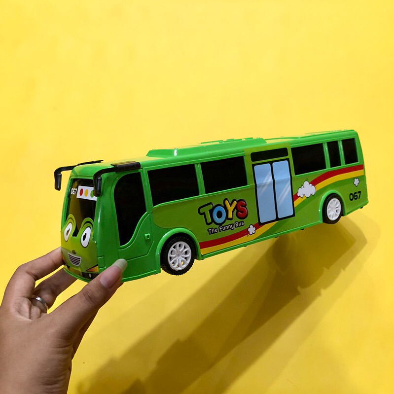 mainan bus tayo besar, mainan edukasi anak Tayo Little Bus school jumbo ecobonekaindo