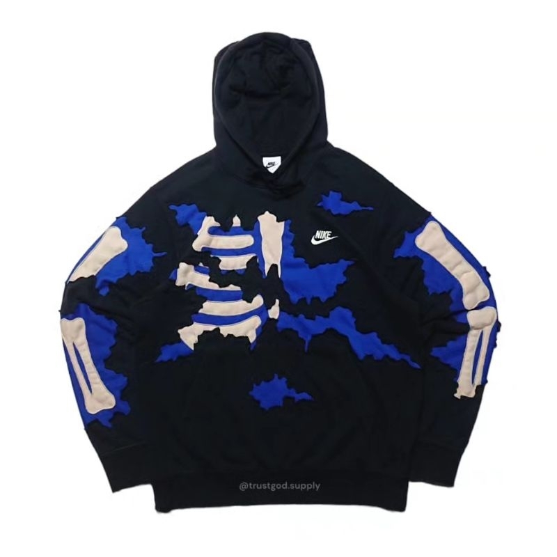 REWORKED NIKE SKELETON HOODIE