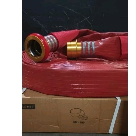 FIRE HOSE RUBBER 2,5" X 30 METER + COUPLING MACHINO