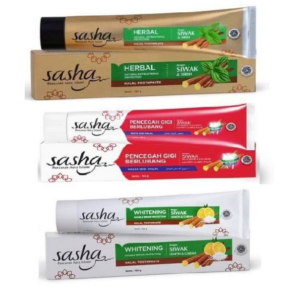 SASHA Toothpaste | Sasha Pasta gigi