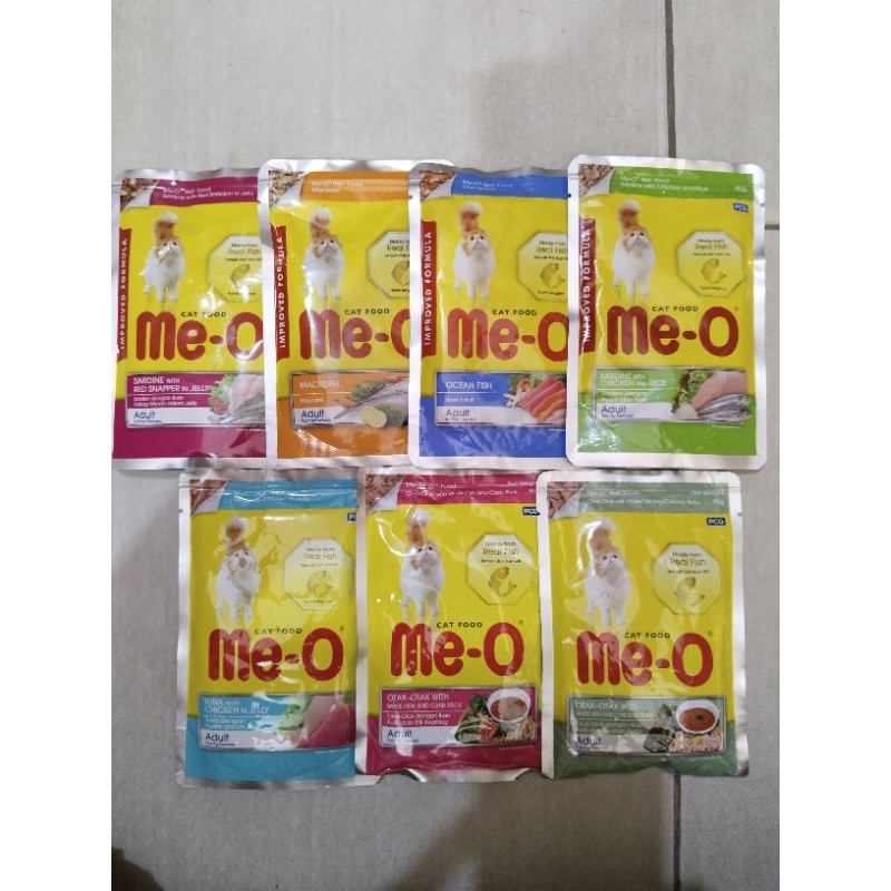 Meo Adult Pouch 80gr Makanan Kucing Basah / Kornet Dewasa