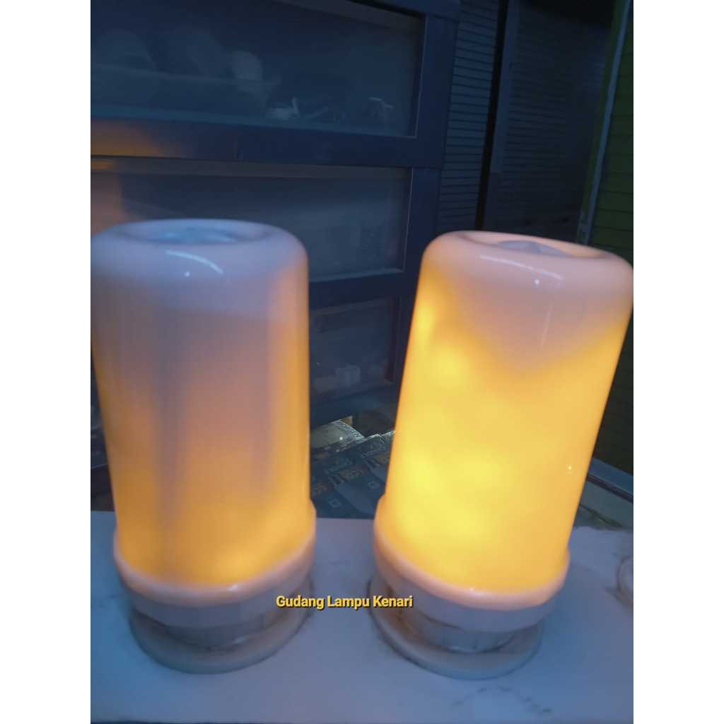 Lampu Pilar Api/Lampu Hias Api Gerak E27