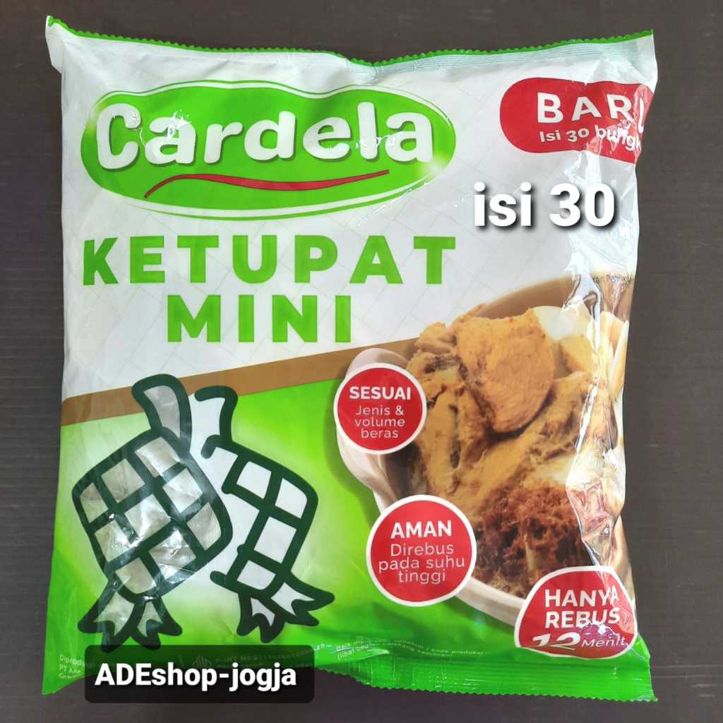 

CARDELA Ketupat Mini Isi 30 pcs nasi instan halal lontong rice cube 600 gr