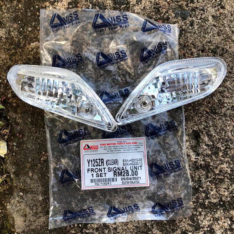 LAMPU SEIN LAMPU SEN YAMAHA 125ZR 125Z WARNA CHROOM / PUTIH