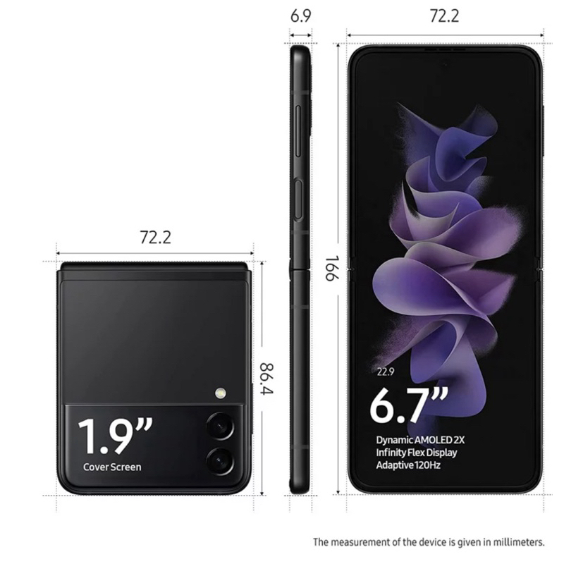 HP Samsung Galaxy Z Flip4 5G / Z Flip3 5G / Z Flip2 / Z Flip / Handphone 5G Second Mulus Fullset ori