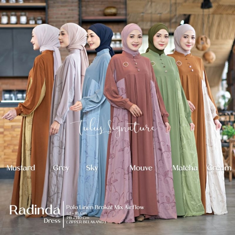 Radinda dress gamis fashion muslim by Tulus signature