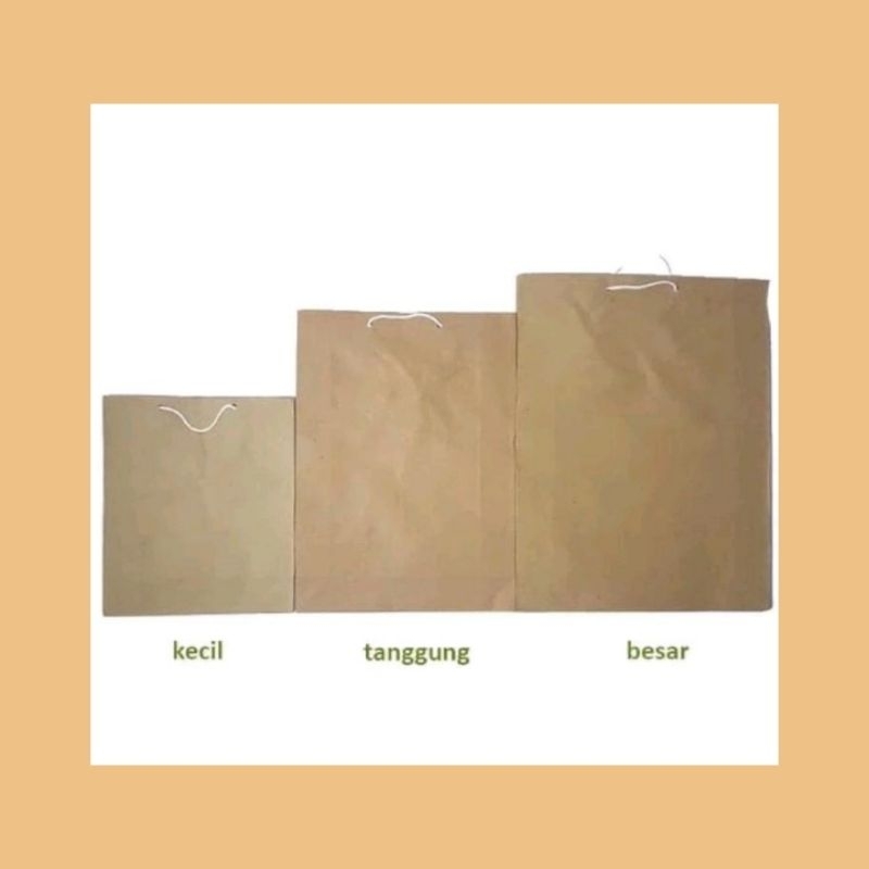 

PAPERBAG COKELAT POLOS PAPERBAG KERTAS POLOS