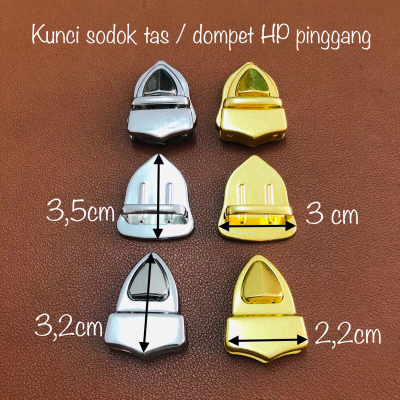 kunci sodok tas / kunci sodok dompet / kunci sodok sarung handphone
