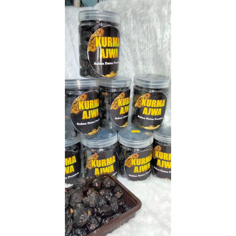 

Kurma ajwa 500g asli /kurma nabi asli madinah