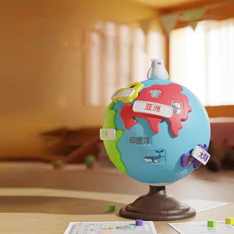 Mainan Puzzle Globe Puzzle Bola Dunia Untuk Edukasi