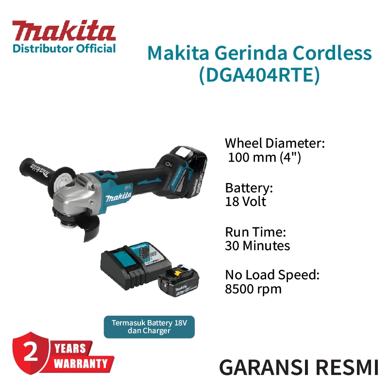 Mesin Gerinda Makita DGA 404 RTE / Makita Gurinda DGA 404 RTE