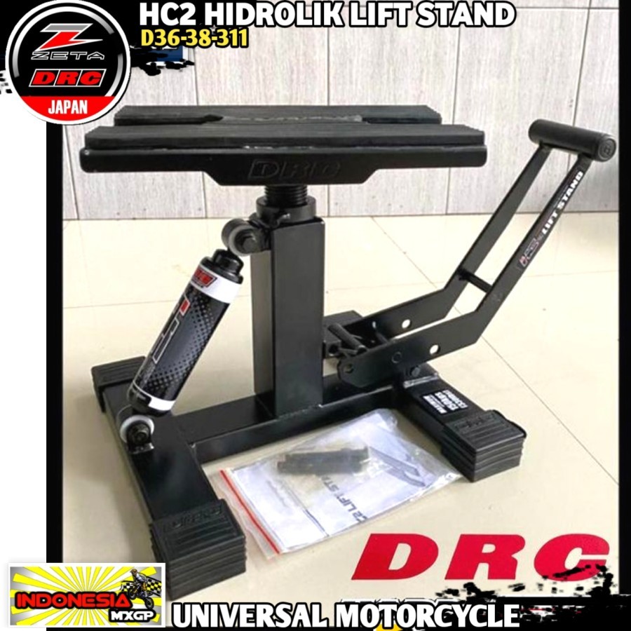 DRC HC2 LIFT JACKSTAND - JACK STAND HIDROLIK KIT - STANDAR TENGAH PADDOCK SET ADVENTURE TRAIL - ENDU