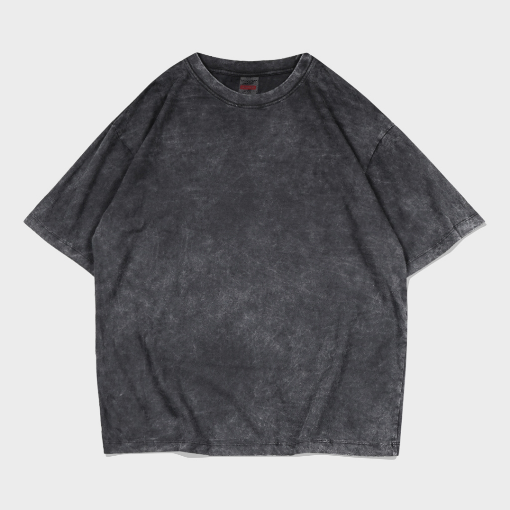 Basic Stuff Apparel Stone Wash Basic / T-shirt Pria  / Kaos Polos / Kaos Pria / Wash Polos