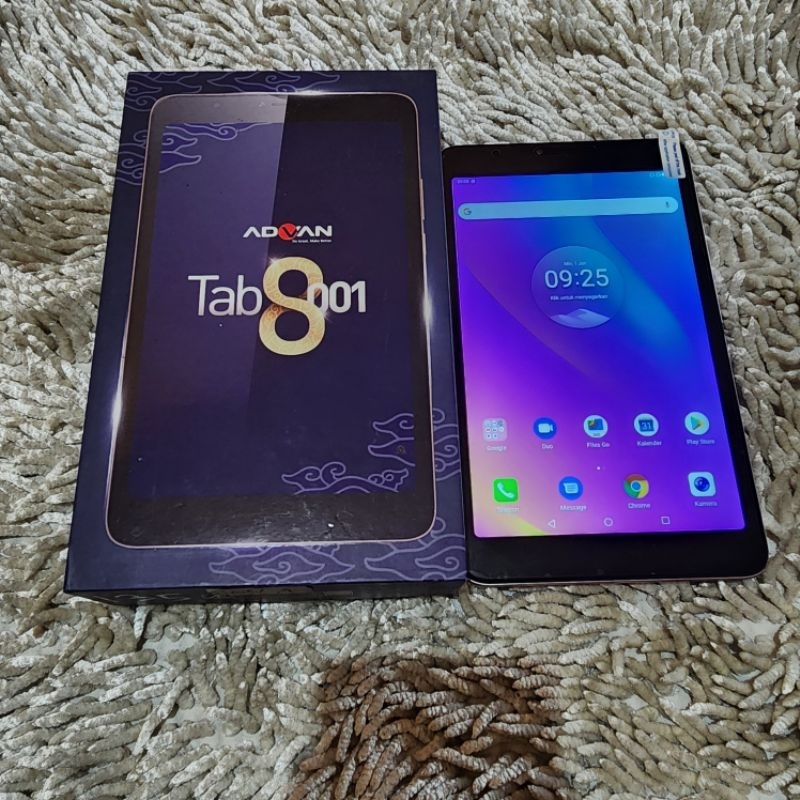 Advan Tab 8in Seri 8001 Ram 3 32GB fulset garansi resmi