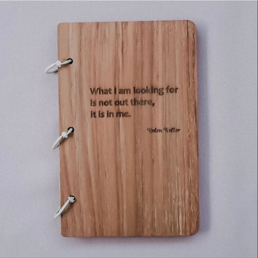 

Wooden Notebook - What i'm looking for