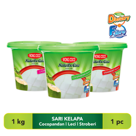 

Wong Coco Nata De Coco Cocopandan - 1kg