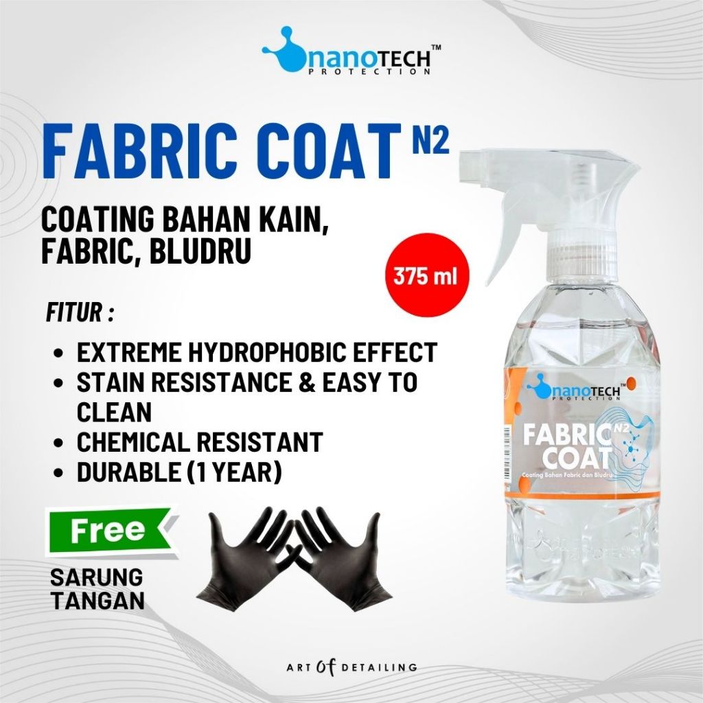 TERLARIS FABRIC COAT - Coating Kain - nanoTECH PROTECTION - Fabric Coating - Nano Ceramic Coating -