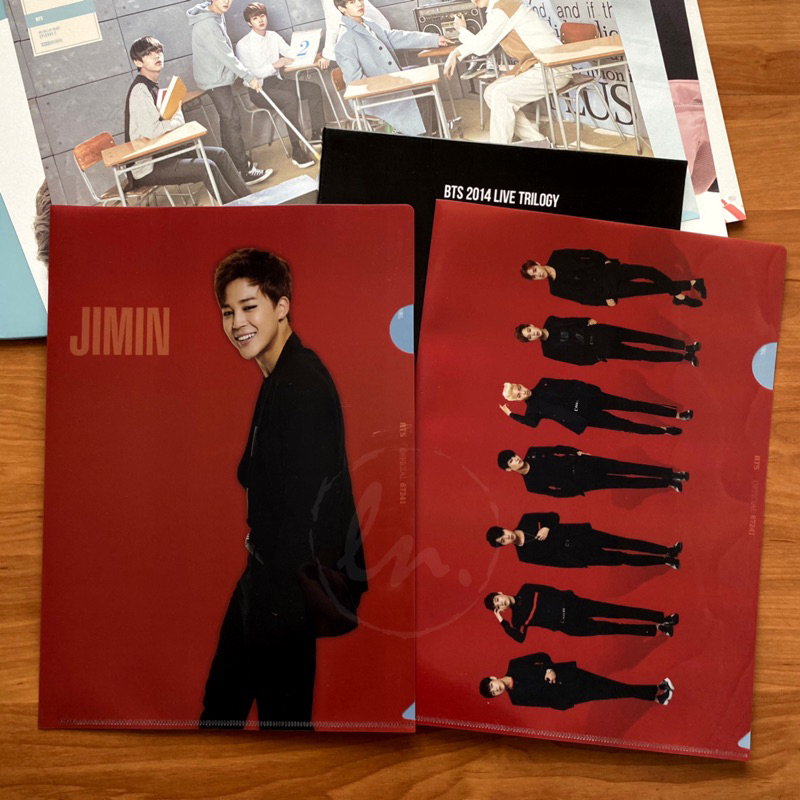[BACA DESKRIPSI] BTS JIMIN L-HOLDER CLEAR FILE 2014 LIVE TRILOGY EPISODE II THE RED BULLET