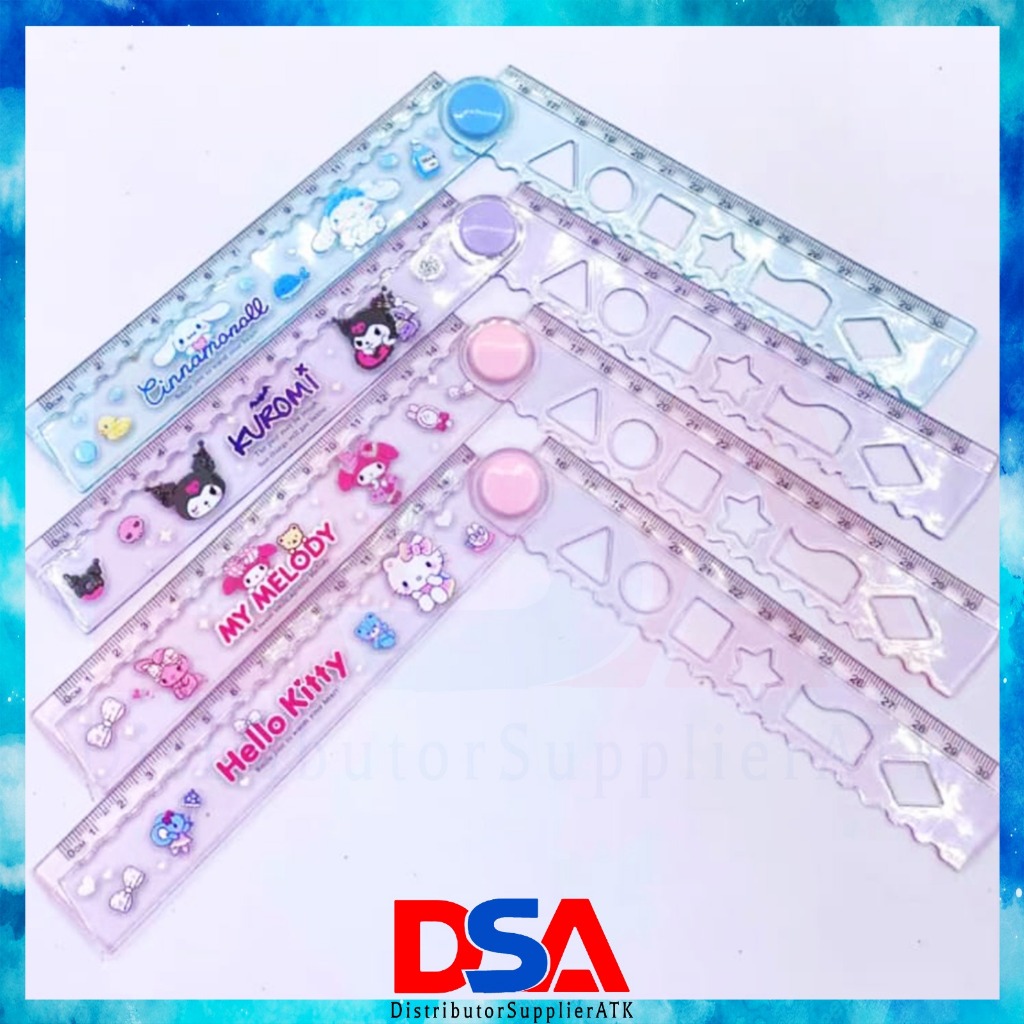 

PENGGARIS MOTIF SANRIO CUTE PENGGARIS LIPAT 30CM TERBARU PENGGARIS TERMURAH