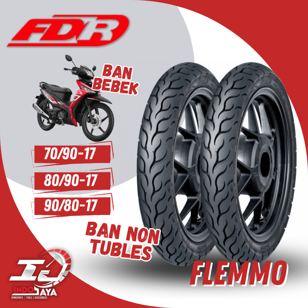 [READY COD] BAN FDR FLEMMO 50/90-17 - 60/90-17 - 70/90-17 - 80/90-17 - 90/80-17 RING 17 / BAN FDR TU