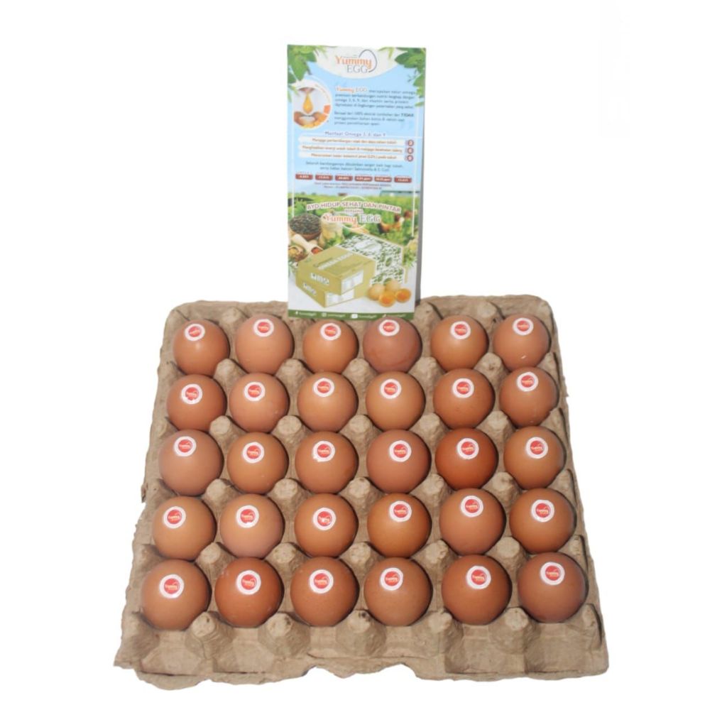 

Telur Omega tray 30 atau tray 60