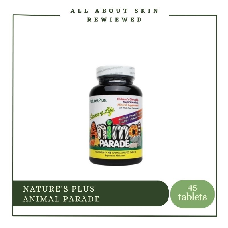 [Original BPOM ✅] Nature's Plus Sol Animal Parade - 45 tablet