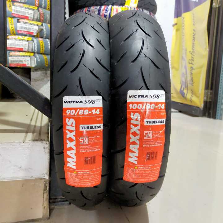 Ban Maxxis Victra S98-ST RING 14  90/80 100/80 120/70 140/70 MATIC FREE PENTIL TUBELESS mio j m3 xeo