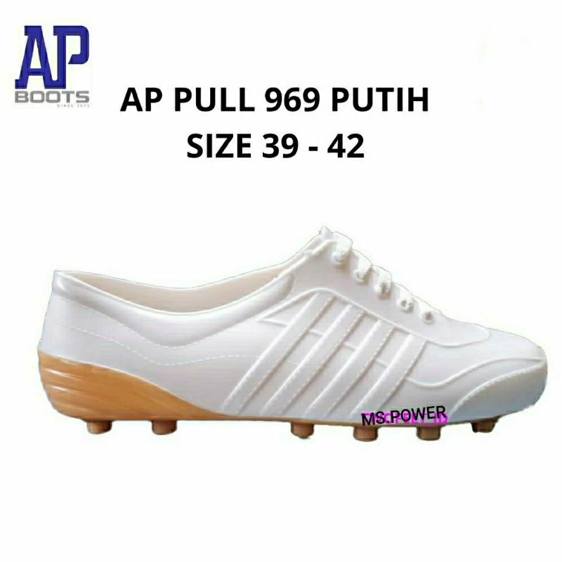 Sepatu Kerja AP 969 Putih Sol Kuning