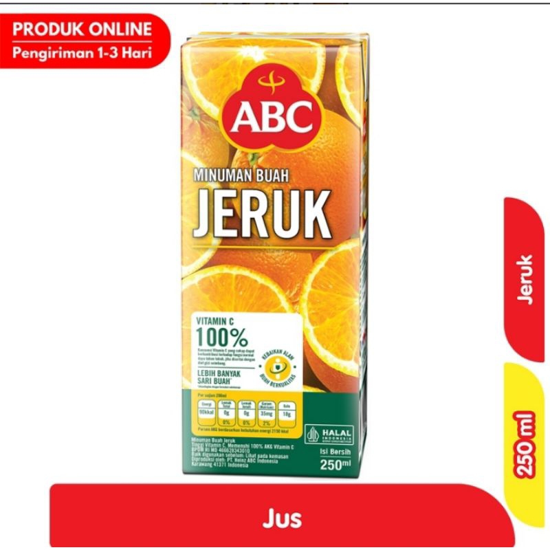 

ABC Jus Jeruk 250 ml