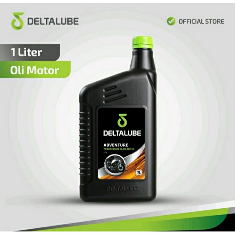 OLI MESIN MOTOR DELTALUBE ADVENTURE 1 LITER