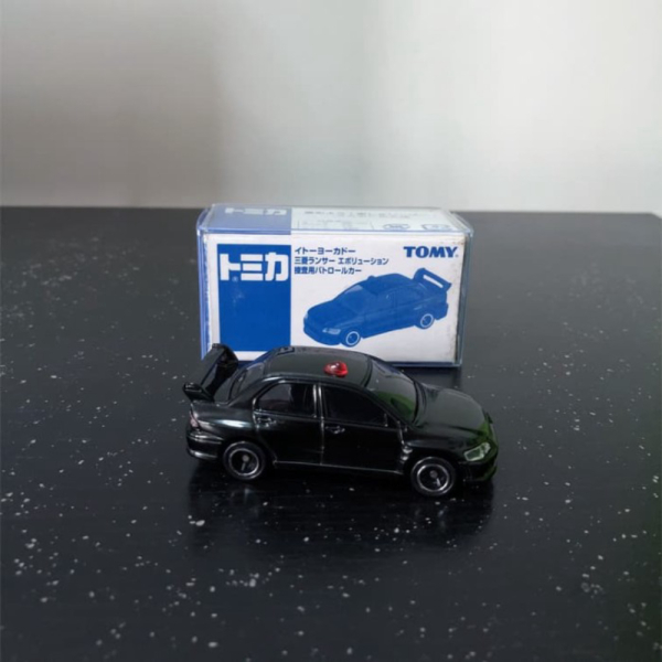 Jual Tomica Ito Yokado Mitsubishi Lancer Evo VII Investigation Police Car Berkualitas
