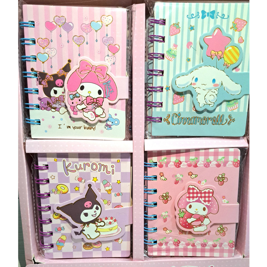 

(READY) NOTE BOOK AESTHETIC SANRIO BUKU DIARY ANAK LUCU NOTEBOOK MINI TERMURAH