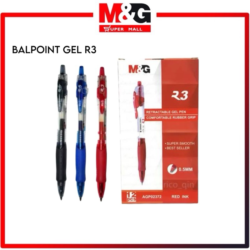 

M&G Pulpen Gel / Bolpoin Gel R3 / Lebih Bagus dari Kenko K1
