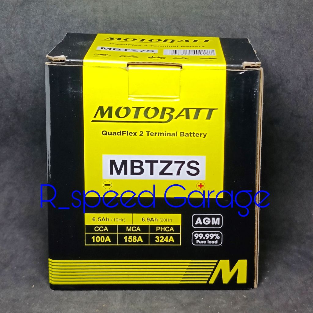 AKI MOTOBATT QUADFLEX MBTZ7S SONIC SUPRA GTR NEW CB CBR 150 FACELIFT