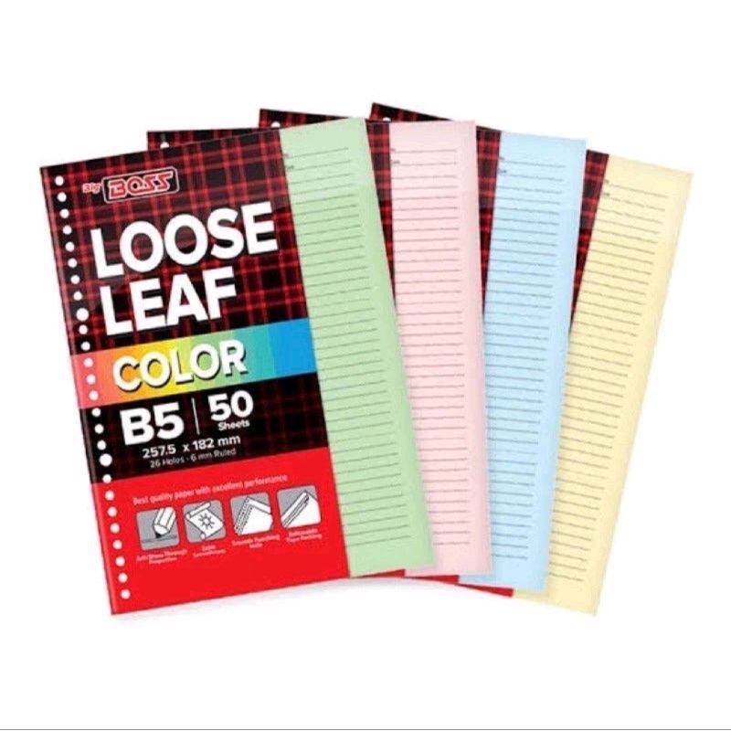 

Big Boss Loose Leaf BigBossUkuran 257 x 182 mm Isi 50 lembar/pak