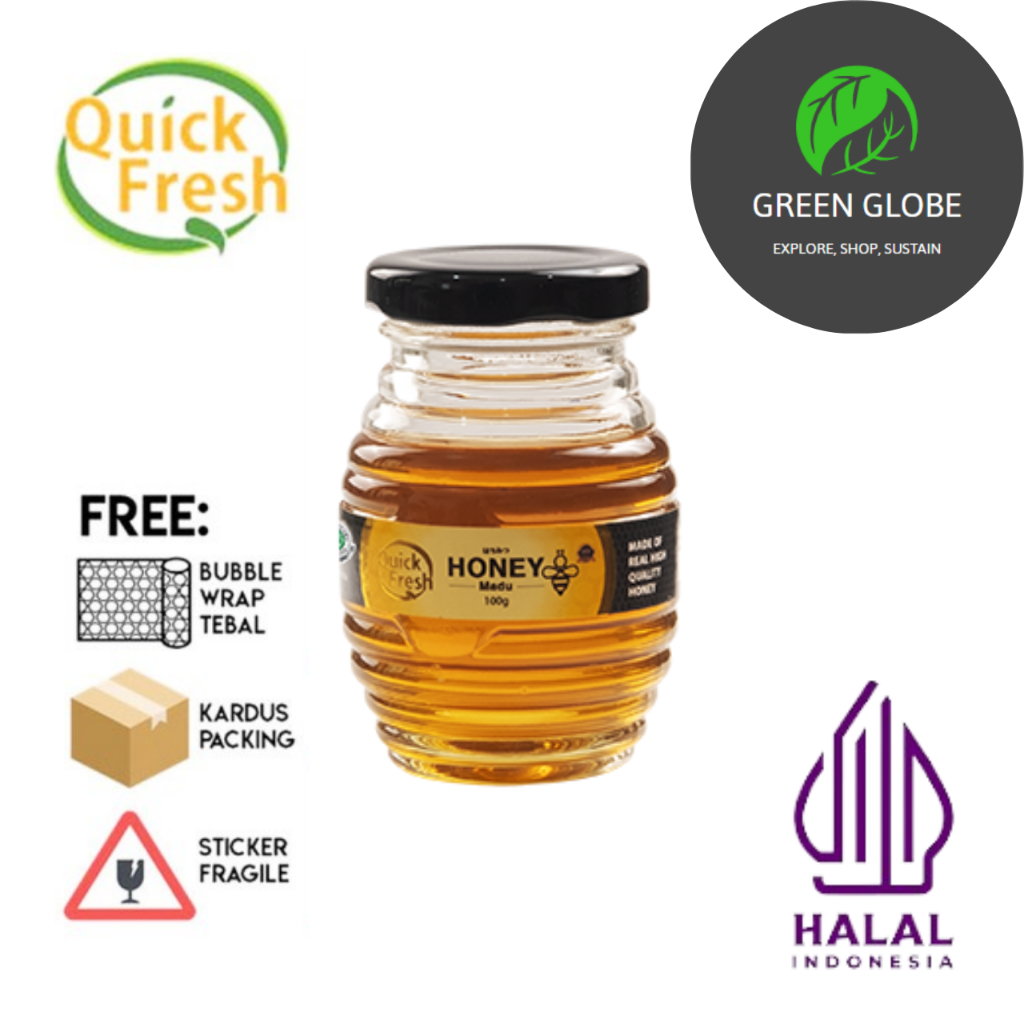 

Madu Murni Asli Quick Fresh Honey 100 gr (Jar Kaca)