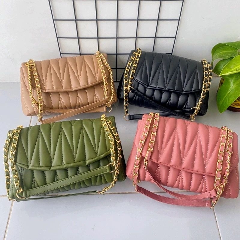 Tas selempang wanita| puffy bag