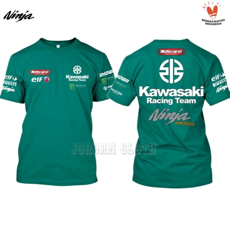 Tshirt Baju Kaos Kawasaki Racing Team MotoGP