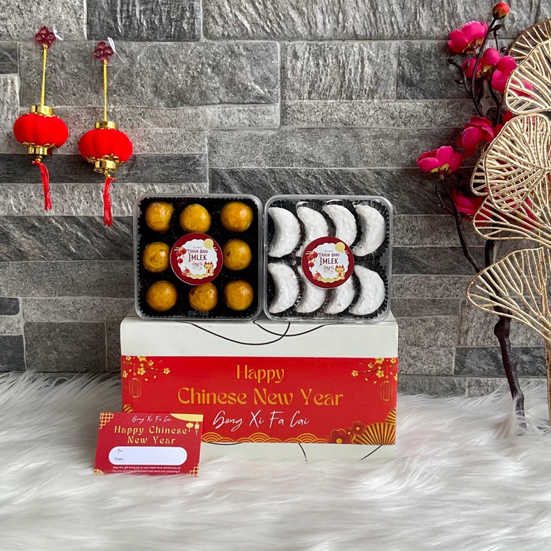 

HAMPERS KUE KERING IMLEK CNY NATAL ISI 2 PAKET KUE KERING ISI 2 HAMPERS IMLEK CNY NATAL grosir