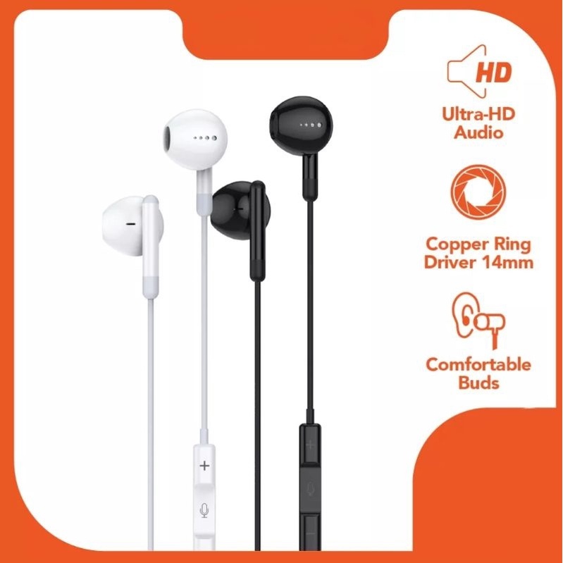 Headset Handsfree Wired Earphone Mic Android 3.5MM Olike OH W1H