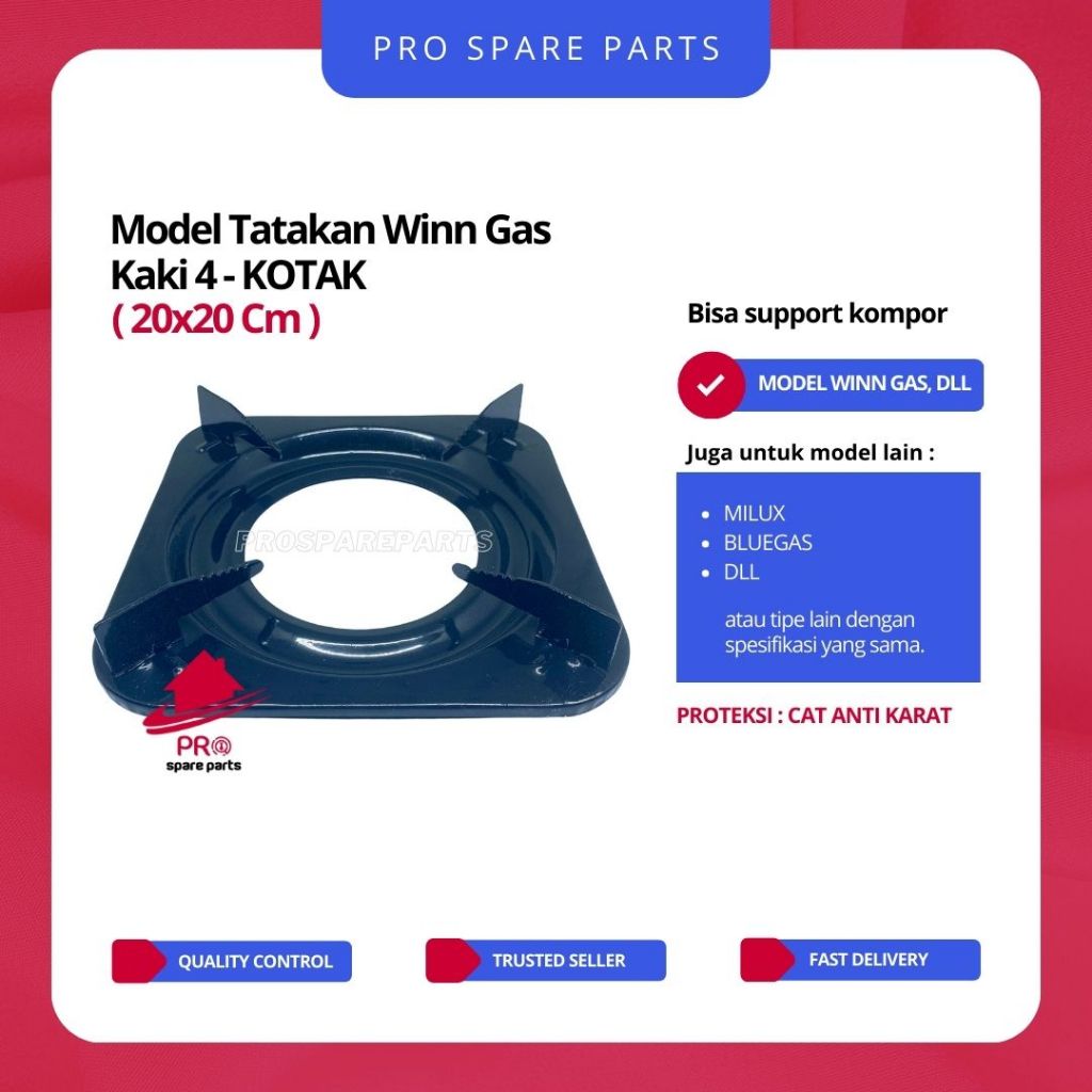 Sparepart Kompor Winn Gas - Tangkringan / Tungku Kompor Winn Gas / Tatakan / Dudukan Kompor Winn Gas