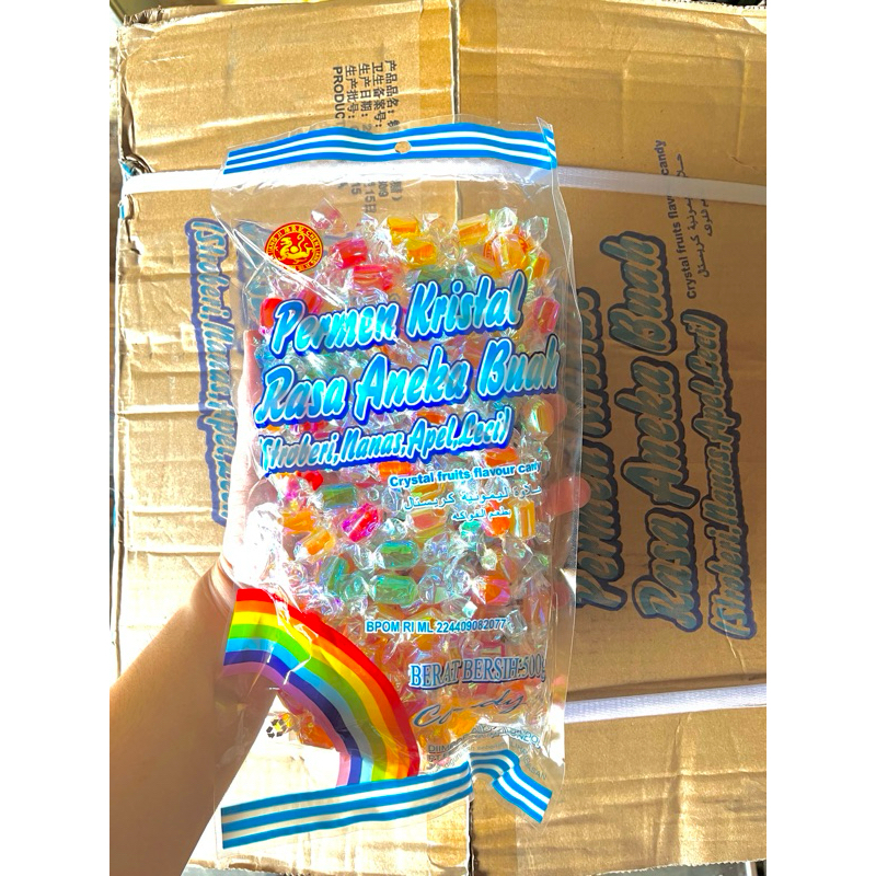 

Permen Kristal Diamond Aneka Rasa Buah Merek Chen Liang ji 500gr