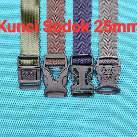Terbaru Buckle Plastik PP Lokal  Kunci Sodok 25mm  SW1