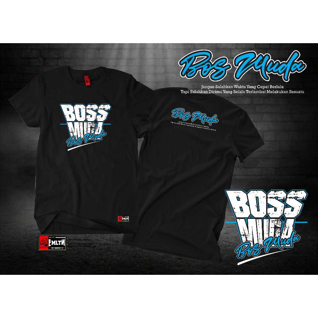 KAOS DISTRO BOS MUDA PETERNAK MUDA DRIVER MUDA SABLON DIGITAL DTF PRIA WANITA SIZE M L XL XXL