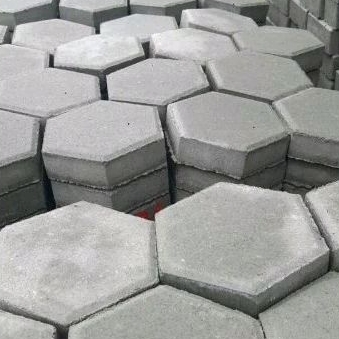 Paving block/conblock hexagon tebal 6-8cm press hidraulik K250/K300 Harga permeter