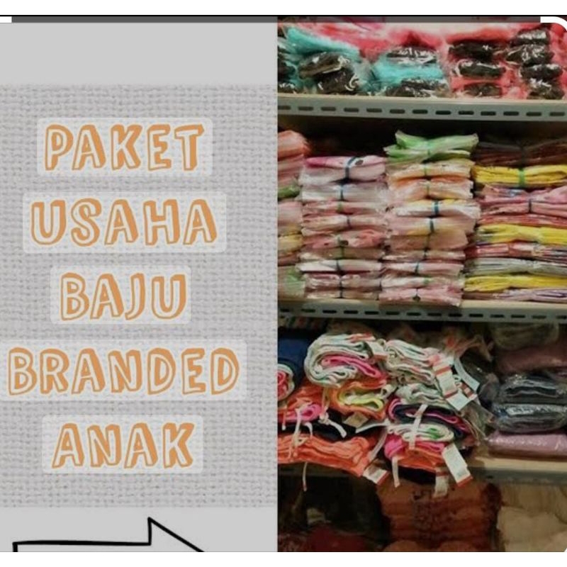 Paket baju anak import branded