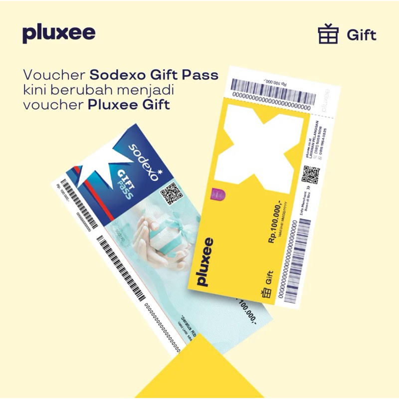 Voucher Sodexo Gift Pass Voucher Pluxee Gift Pass Bundling 1.800.000