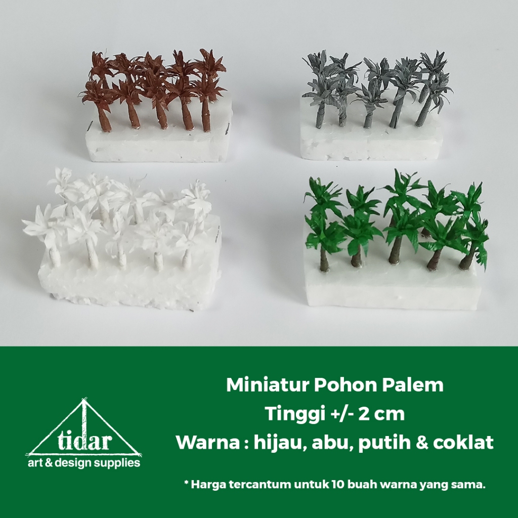 

[MR] MH - Miniatur Pohon Palem Tinggi 2 CM - Maket Tanaman Palm